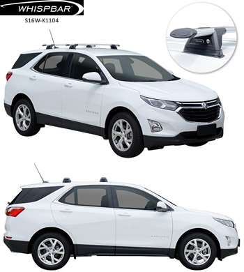 Holden Equinox Yakima Whispbar roof racks